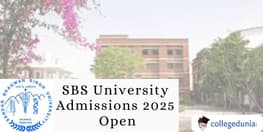 SBS University Admissions 2025